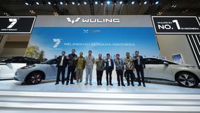 Wuling Menghadirkan 7 Lini Produk Mobil Penumpang Baik Dari Segmen ICE, Hybrid dan Kendaraan Listrik di GIIAS 2024.
