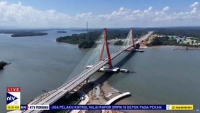 Pembangunan Jembatan Pulau Balang Telah Menelan Anggaran Sekitar Rp1,43 Triliun.
