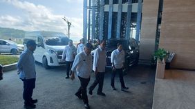 Menteri yang hadir yakni Menteri PUPR, Menhub, dan Wakil Menteri ATR/BPN.