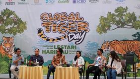 Artha Graha Peduli (AGP) dan Tambling Wildlife Nature Conservation (TWNC) menggelar event mengusung tema “Harmoni Alam, Lestari Harimau Sumatra” di Backyard Hotel Borobudur Jakarta, pada Minggu, 28 Juli 2024.