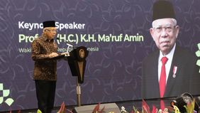 Wakil Presiden Prof. Dr.(H.C.) K. H. Ma'ruf Amin membuka diskusi Nusantara Sharia Economic Forum (NUSHAF) 2024 pada hari ini, (30/7/2024).