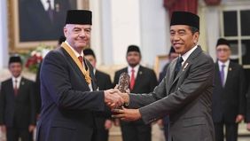 Presiden FIFA, Gianni Infantino belakangan sangat dekat dengan Indonesia. 