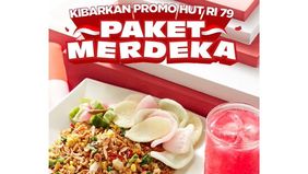 Banyak sekali diskon makanan, jajanan, belanjaan di Hari Kemerdekaan ke-79 RI pada 17 Agustus 2024. Harganya pun diskon gila-gilaan. Ini daftar promonya.   