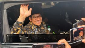 Rombongan Partai Kebangkitan Bangsa (PKB) yang dipimpin oleh Ketua Umum Muhaimin Iskandar tiba di Rumah Dinas Wakil Presiden Ma'ruf Amin pada pukul 16.15 WIB.