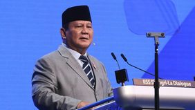 Ketua Umum Partai Gerindra, Prabowo Subianto menerima kunjungan Ketua Umum Partai NasDem, Surya Paloh di kediaman pribadinya di Jalan Kertanegara IV, Jakarta Selatan, Kamis sore (15/8/2024).