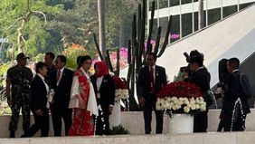 Menteri Keuangan Sri Mulyani Indrawati tiba di Gedung DPR Jakarta.