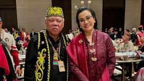 Menteri Keuangan Sri Mulyani membagikan momen setelah upacara peringatan Hari Kemerdekaaan ke-79 RI di Ibu Kota Nusantara (IKN), Kalimantan Timur.
