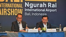 Menteri Koordinator Bidang Kemaritiman dan Investasi (Menko Marves) Luhut Binsar Pandjaitan mengatakan, Indonesia siap menjadi tuan rumah pameran kedirgantaraan internasional, Bali International Airshow (BIAS) 2024, pada 18-21 September 2024.
