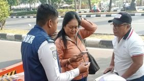 Dishub Kabupaten Bogor sukses uji coba Program Parkir On-Street dengan pembayaran non-tunai melalui QR Code di Jalan Raya Tegar Beriman, Cibinong.