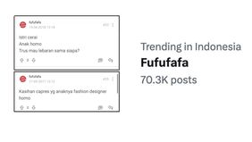 Sejak Sabtu hingga Minggu pekan lalu, topik tentang 'Fufufafa' menjadi perbincangan hangat di media sosial X, yang sebelumnya dikenal sebagai Twitter. Pada Minggu, 1 September kemarin, 'Fufufafa' bahkan menduduki posisi trending topik nomor satu di T