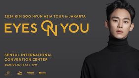 Kim Soo Hyun bakal menggelar acara fanmeeting pada 7 September 2024, di Sentul International Convention Center (SICC).