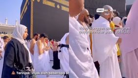 Sebuah video viral di media sosial, menampilkan kotoran manusia berserakan di area tawaf, Masjidil Haram, Mekah Arab Saudi.