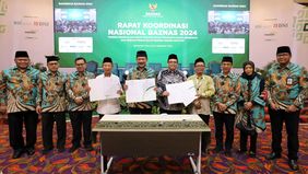 Rakornas Badan Amil Zakat Nasional (BAZNAS) 2024 yang digelar di Balikpapan pada 25-27 September menghasilkan 17 resolusi yang disepakati seluruh peserta.