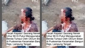 Nenek tersebut meminta pertolongan.