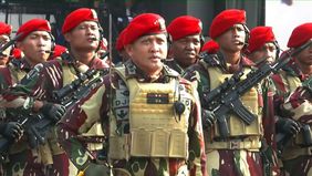 Mayjen TNI Djon Afriandi, Komandan Jenderal (Danjen) Kopassus jadi Komandan Upacara HUT ke-79 TNI pada Sabtu, 5 Oktober 2024.