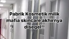 Salah satu pabrik skincare berbahaya berhasil disegel BPOM, diduga milik Heni Sagara.