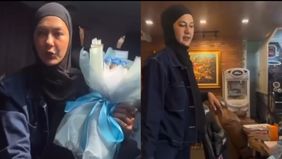 Paula Verhoeven gagal memberikan kejutan dan hadiah untuk Kenzo anak keduanya yang sedang berulang tahun.
