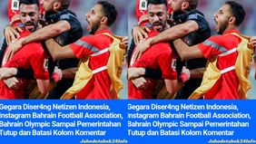 Wasit yang memimpin jalannya pertandingan Indonesia dan Bahrain dinilai tidak adil.