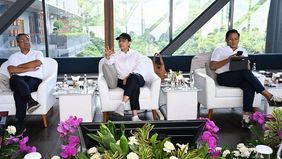 Menteri Keuangan Sri Mulyani Indrawati mengumpulkan jajaran pimpinan Kementerian Keuangan (Kemenkeu) menjelang berakhirnya masa jabatannya pada pemerintahan Joko Widodo (Jokowi).
