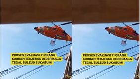 Sempat dimonitor memakai drone.