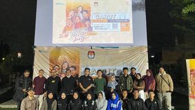 Komisi Pemilihan Umum (KPU) bekerja sama dengan PT Produksi Film Negara (Persero) (PFN) menyelenggarakan pemutaran film “Tepatilah Janji” di Teras Cimanuk, Garut, Jawa Barat pada Jumat, 18 Oktober 2024.