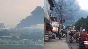 Kebakaran hebat terjadi di Karawaci, Tangerang, Senin petang (28/10/2024). Hal ini diketahui dari video-video yang diunggah akun Instagram @infotangerang.id.