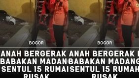 Bikin panik warga yang tinggal disana.