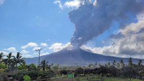 Gunung Lewotobi Laki-laki yang berada di wilayah Kabupaten Flores Timur, Nusa Tenggara Timur (NTT), kembali mengalami letusan pada hari Kamis ini.