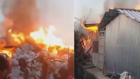 Rumah di Desa Pekunden, Pemalang hangus terbakar karena diduga korsleting listrik tanpa menimbulkan korban jiwa.