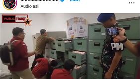 Sahroni mempertanyakan kebenaran video tersebut 