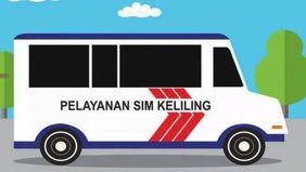 Ditlantas Polda Metro Jaya Membuka Layanan SIM Keliling Bagi Masyarakat Di Lima Lokasi Jakarta.
