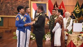 Kepala Staf Angkatan Darat (Kasad) Jenderal TNI Maruli Simanjuntak, M.Sc., memimpin upacara Wisuda Purnawira Perwira Tinggi (Pati) TNI AD