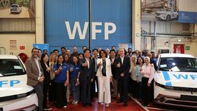 Hyundai Mengatakan Delapan Kendaraan Listrik Ioniq 5 Akan Ditempatkan Di Kantor-Kantor WFP.
