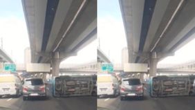 Kecelakaan di Tol Jakarta-Cikampek mengakibatkan arus lalu lintas tersendat dan sedang dalam penyelidikan.