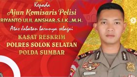 Kasat Reskrim Polres Solok Selatan ditemukan tergeletak di area parkir Polres setelah menjadi korban penembakan yang dilakukan oleh Kabag Ops Polres Solok Selatan. Korban dalam peristiwa ini diketahui bernama AKP Ryanto Ulil Anshar. 