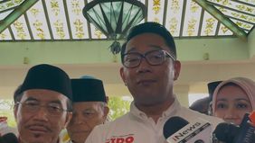 Pasangan calon gubernur dan wakil gubernur DKI Jakarta nomor urut 1, Ridwan Kamil-Suswono (RIDO) di Lapangan Banteng, Jakarta Pusat, Sabtu 23 November 2024.
