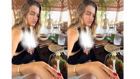 Model Belanda, Luna Bijl, menjadi viral setelah terlihat menyantap bubur ayam Indonesia dengan garpu.