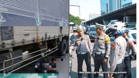 Polisi memastikan rem truk berfungsi baik