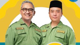 Muhammad Farhan dan Erwin memimpin quick count Pilkada Bandung dengan raihan suara sementara 45,38 persen.