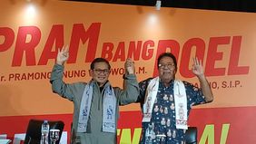 Calon Gubernur DKI Jakarta nomor urut 3, Pramono Anung, bersama pasangannya, Bang Doel, mengklaim keunggulan dalam Pemilihan Gubernur DKI Jakarta 2024.