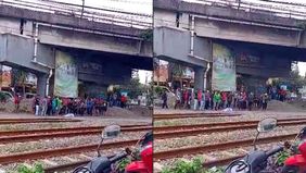 Seorang wanita muda dilaporkan tertabrak Kereta Api Feeder di perlintasan rel Cimindi, Cigugur Tengah, Kecamatan Cimahi Tengah, pada pukul 09.45 WIB pagi tadi.