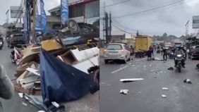 Kecelakaan beruntun kembali terjadi, kali ini di daerah Cipondoh, Kota Tangerang, pada sekitar pukul 16.00 WIB kemarin.