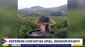 Pelaku Berinisial SP Kepergok Warga Mencuri Kotak Amal Musala.
