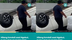 Belum diketahui kondisi pengendaranya.