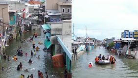 Situasi terkini di Muara Angke, Pluit, Penjaringan, Jakarta Utara, menunjukkan fenomena banjir rob yang semakin parah. Pada Minggu pagi, 15 Desember 2024, banjir rob kembali melanda permukiman warga dengan genangan air yang lebih tinggi 