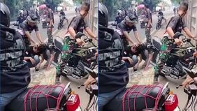 Tindakan tegas seorang anggota TNI terhadap pengendara motor dengan knalpot bising mendadak viral di media sosial.