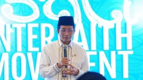 Menag Nasaruddin menyampaikan saat ini banyak tempat yang bisa dijadikan ruang pertemuan.