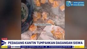 Ibu Kantin Diduga Membuang Makanan Ringan Hasil Karya Siswa-Siswi MTs Nurul Huda.