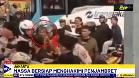 Terduga Pelaku Jambret Kabur Saat Mendapat Perlawanan Dari Korbannya.