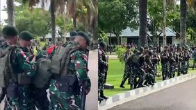 TNI Angkatan Darat mengirimkan satu batalyon pasukan tempur dari Komando Daerah Militer (Kodam) XV/Pattimura untuk menjalankan misi keamanan di Papua.